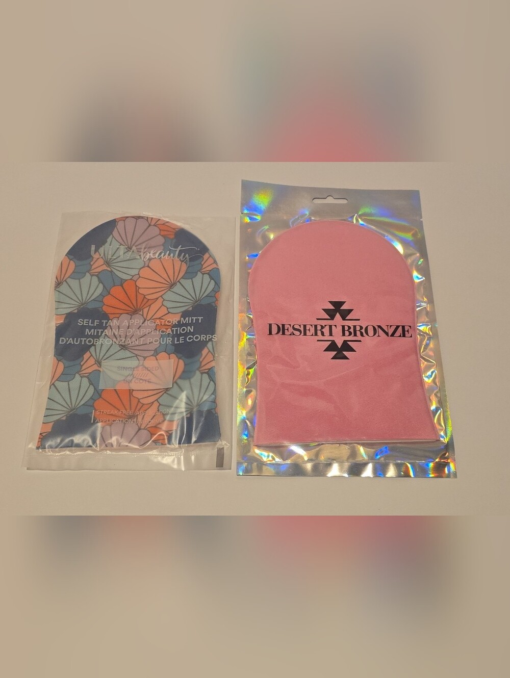 NEW In Package Set Of 2 Self Tanner Tanning MITTS ONLY Ulta & Dessert Bronze